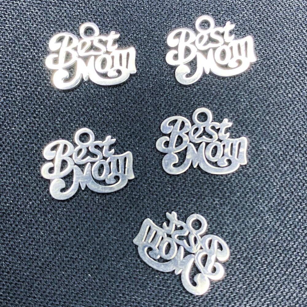 Best Mom Charm Stainless Steel